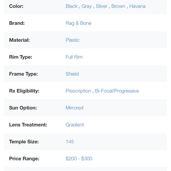 Rag and Bone sunglasses - Picture 2 of 2